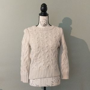 Ann Taylor Wool Cream Sweater Brand New with Tag